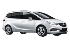 Car Hire Dumfries - Vauxhall Zafira 7-Seater - Minibus hire Dumfries